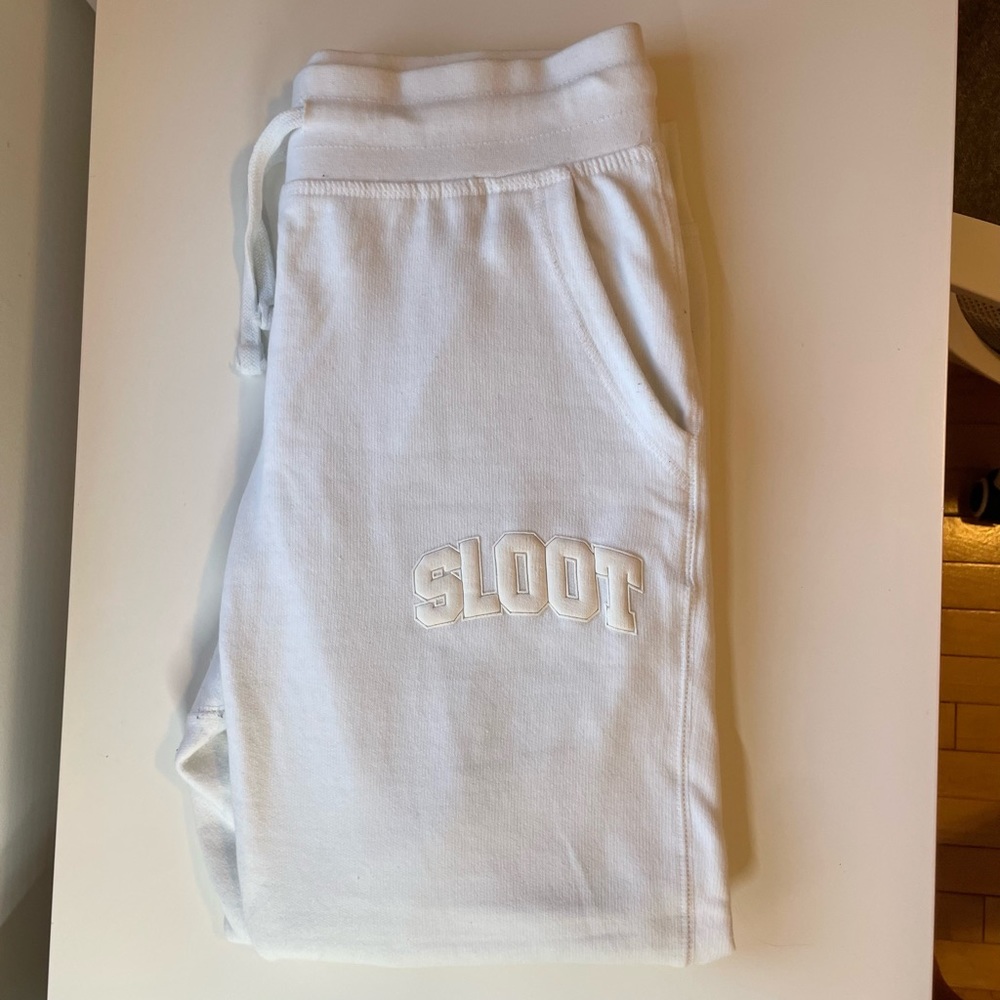 White Sweat Pants